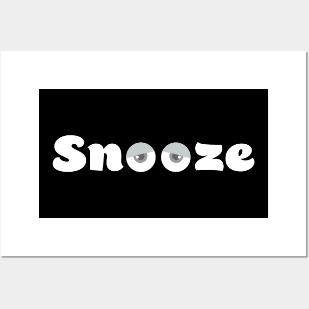 Snooze Wall Art by TheBlackSheep